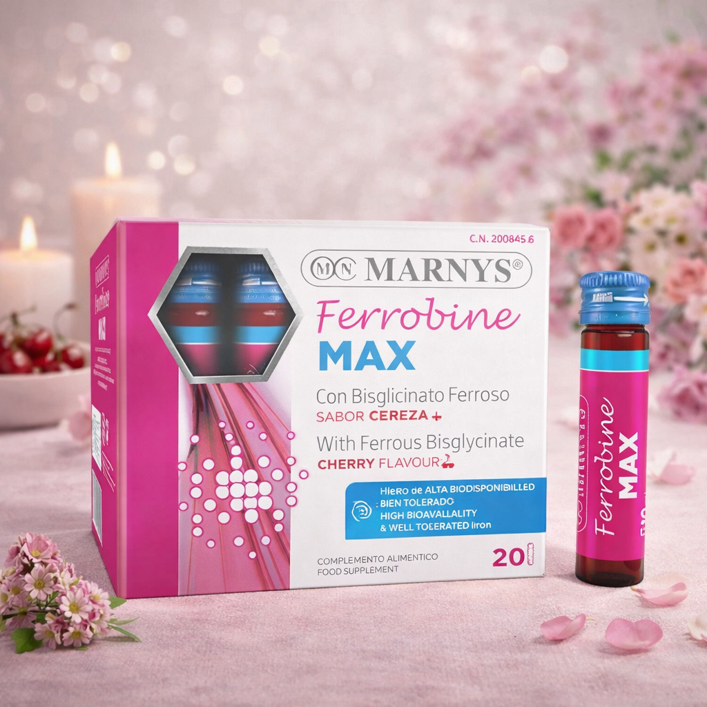 ferrobine max suplemento de hierro en viales bebibles marnys