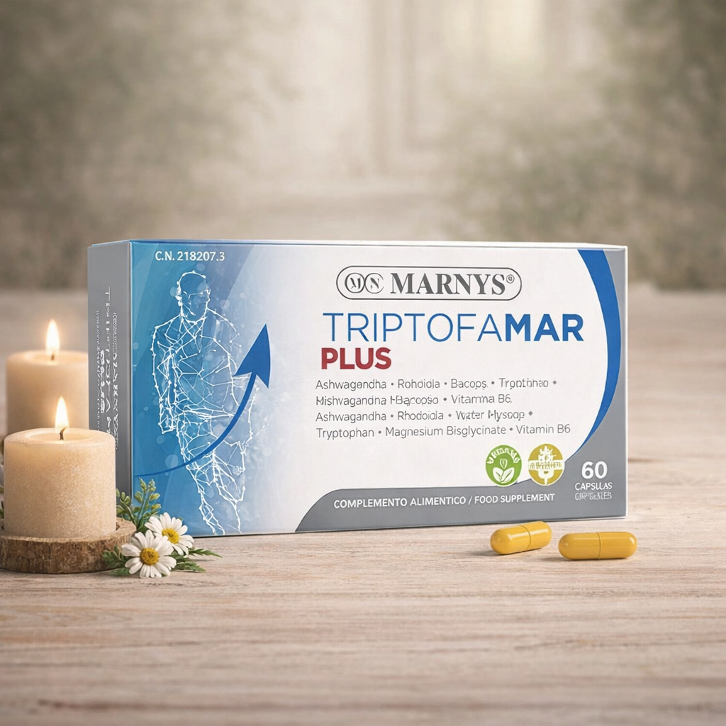 triptofamar plus tript fano ashwagandha bacopa y magnesio marnys 60 c psulas